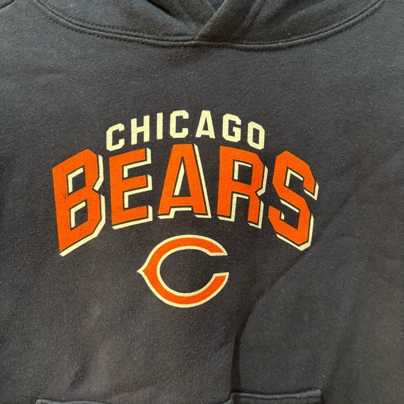 REEBOK Chicago Bears Kid’s Unisex Hooded Hoodie Sweatshirt - size S (8) - Picture 2 of 4